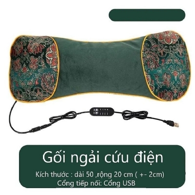 Gối điện ngải cứu cổ vai gáy Tuệ Tâm 02